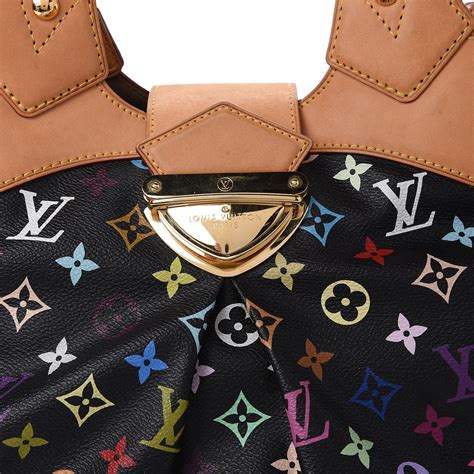 mutli colored monogram louis vuitton|LOUIS VUITTON Monogram Multicolor Ursula Black.